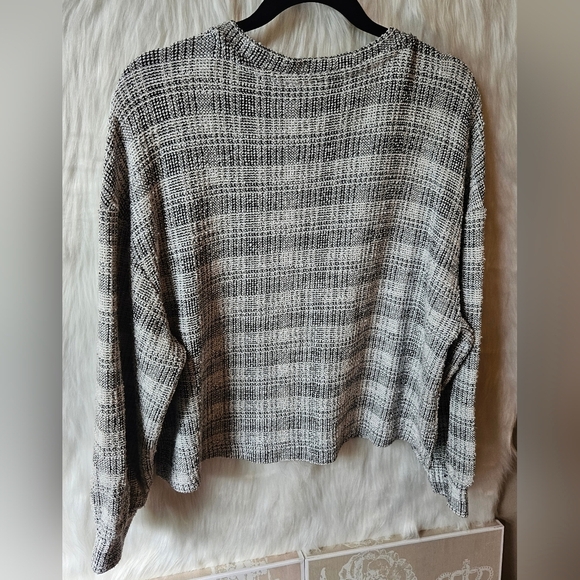 Reitmans Signature Plaid Soft Knit Pullover Sweater - Picture 4 of 7